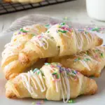 Funfetti Cheesecake Stuffed Crescent Rolls