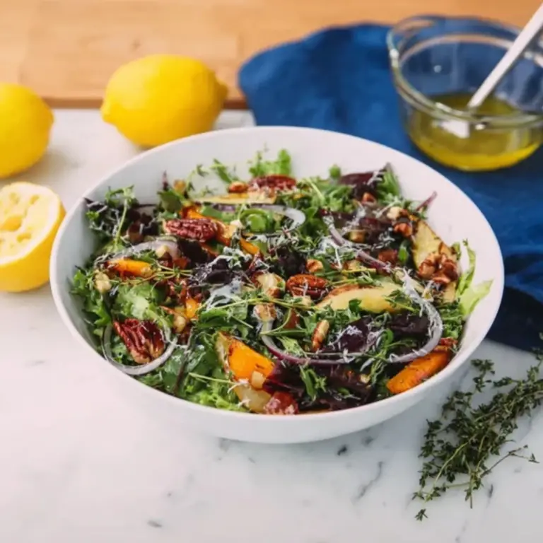 Harvest Salad with Lemon Thyme Dressing