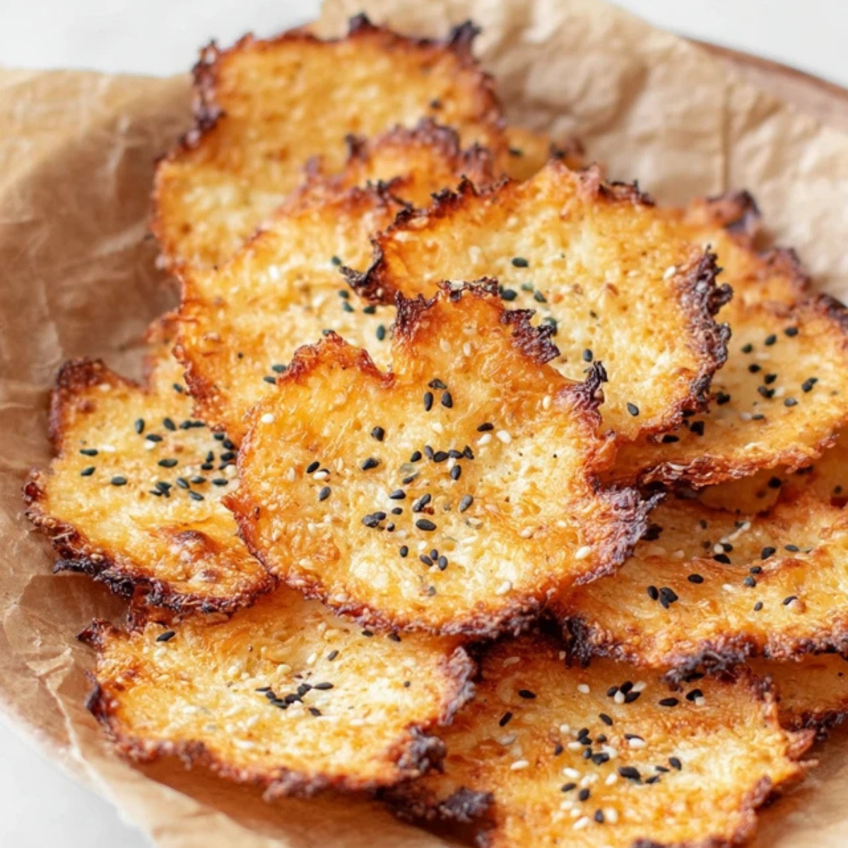 Keto Cottage Cheese Chips