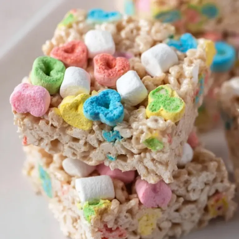 Lucky Charms Rice Crispy Marshmallow