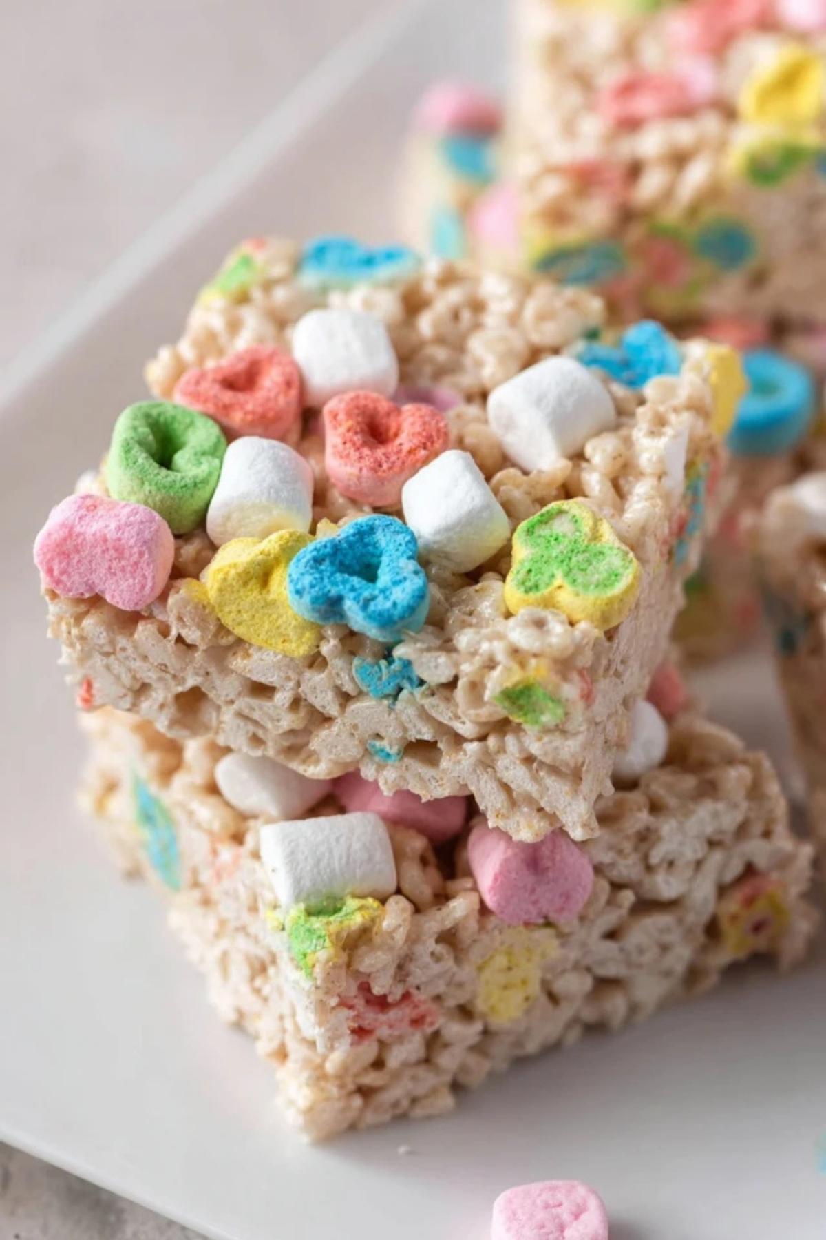 Lucky Charms Rice Crispy Marshmallow