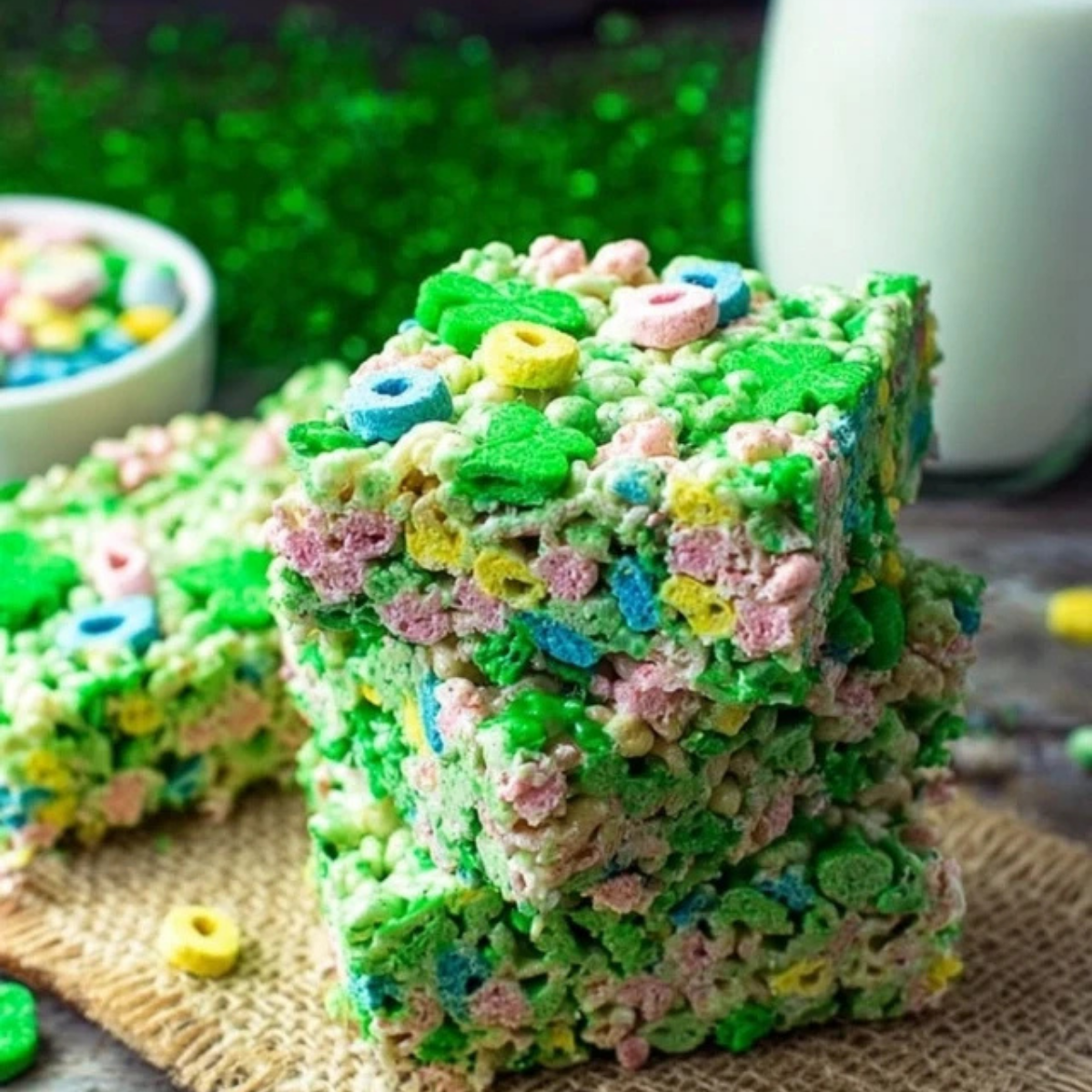 Lucky Charms Rice Krispie Treats