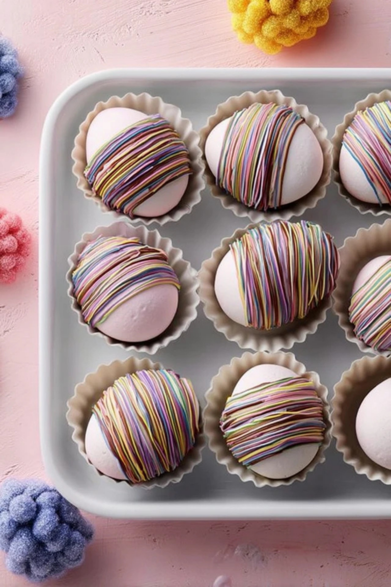 Easy Marshmallow Easter Eggs Recipe - CookBakeShare
