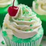 Shamrock Shake Cupcakes