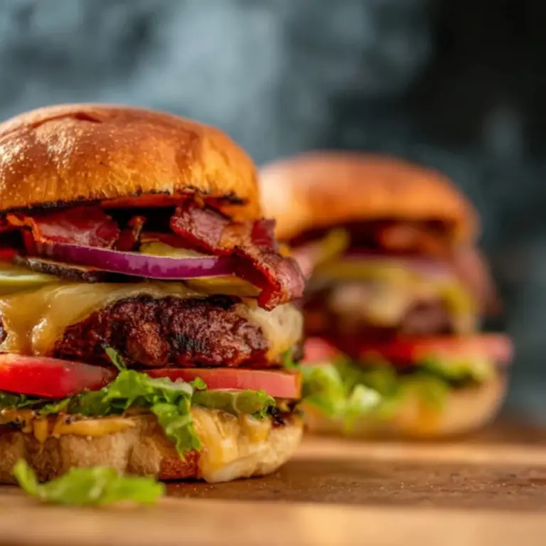 Smoked Hamburgers