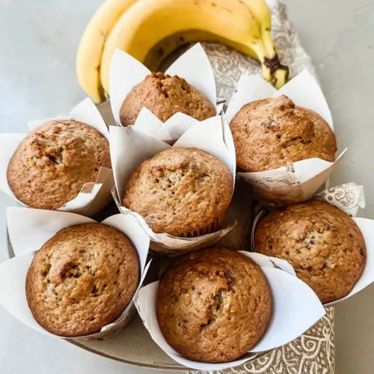 Sourdough Discard Banana Bread Muffins