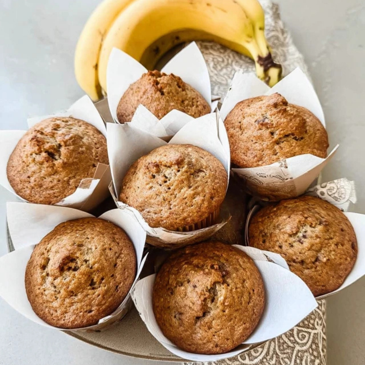 Sourdough Discard Banana Bread Muffins