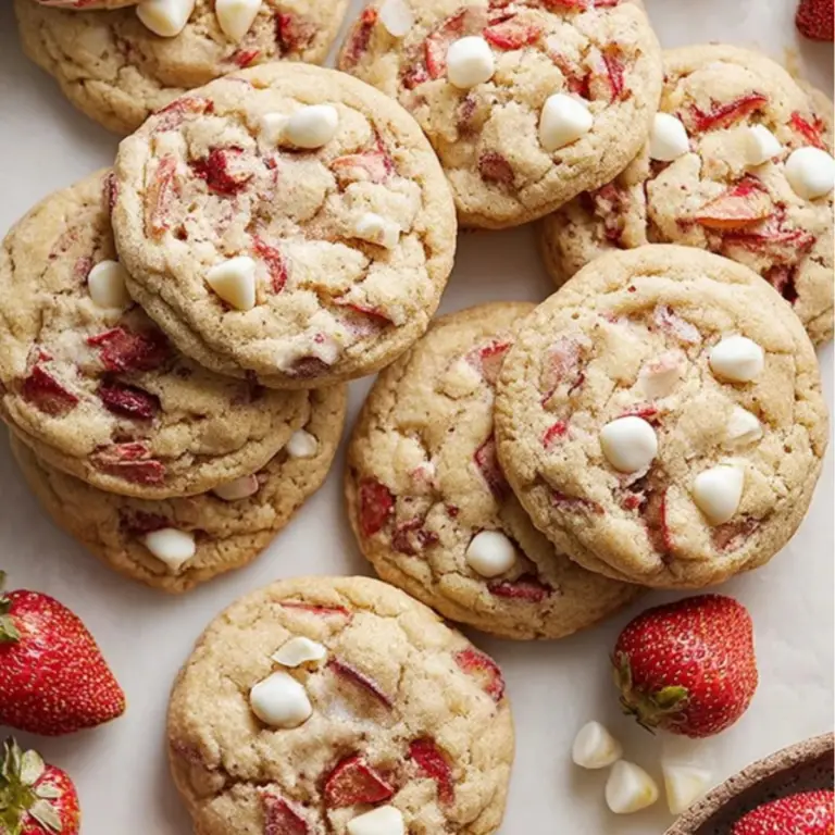 Strawberries and Cream Cookies