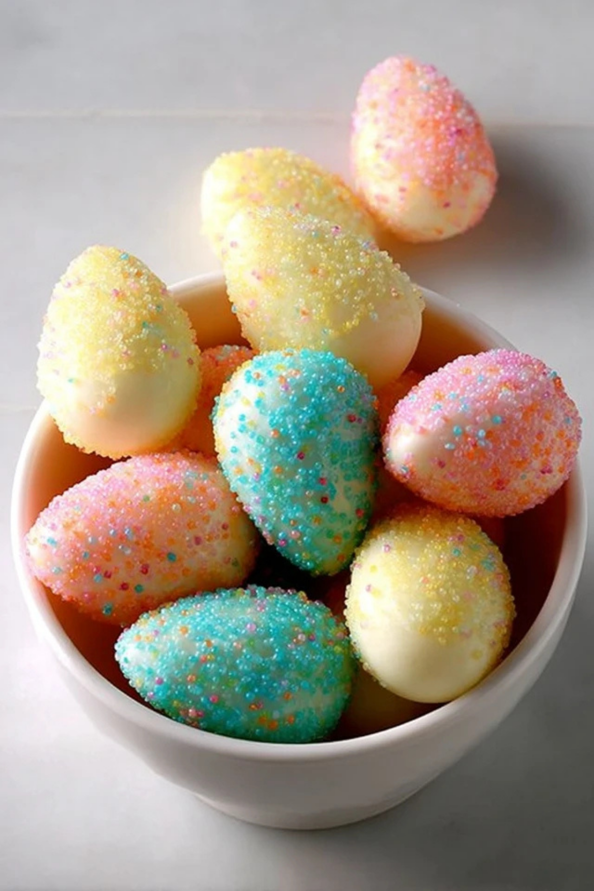 White Chocolate Easter Egg Candies