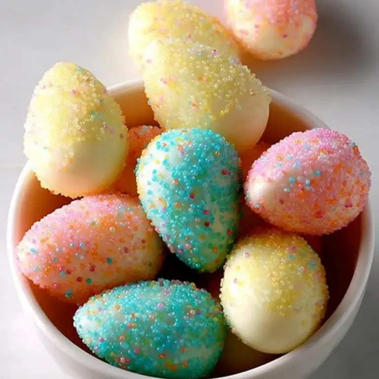 White Chocolate Easter Egg Candies