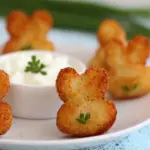 Easter Bunny Potato Croquettes