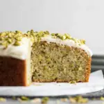 lemon pistachio cake with mascarpone frosting