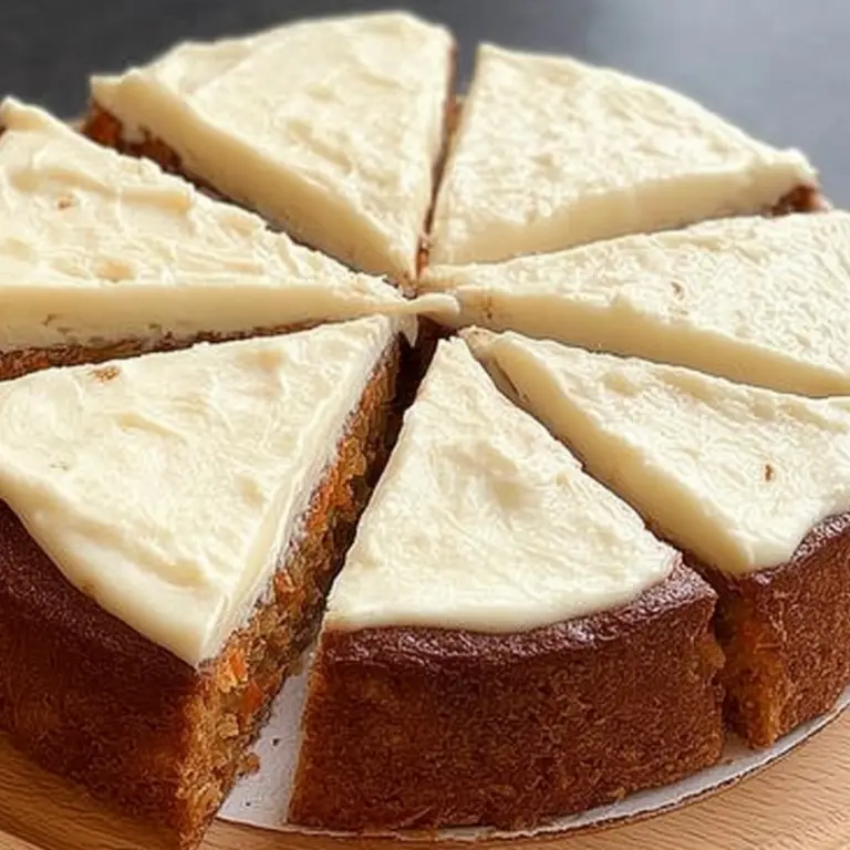 Air Fryer Carrot Cake recipe with moist texture and fresh carrots