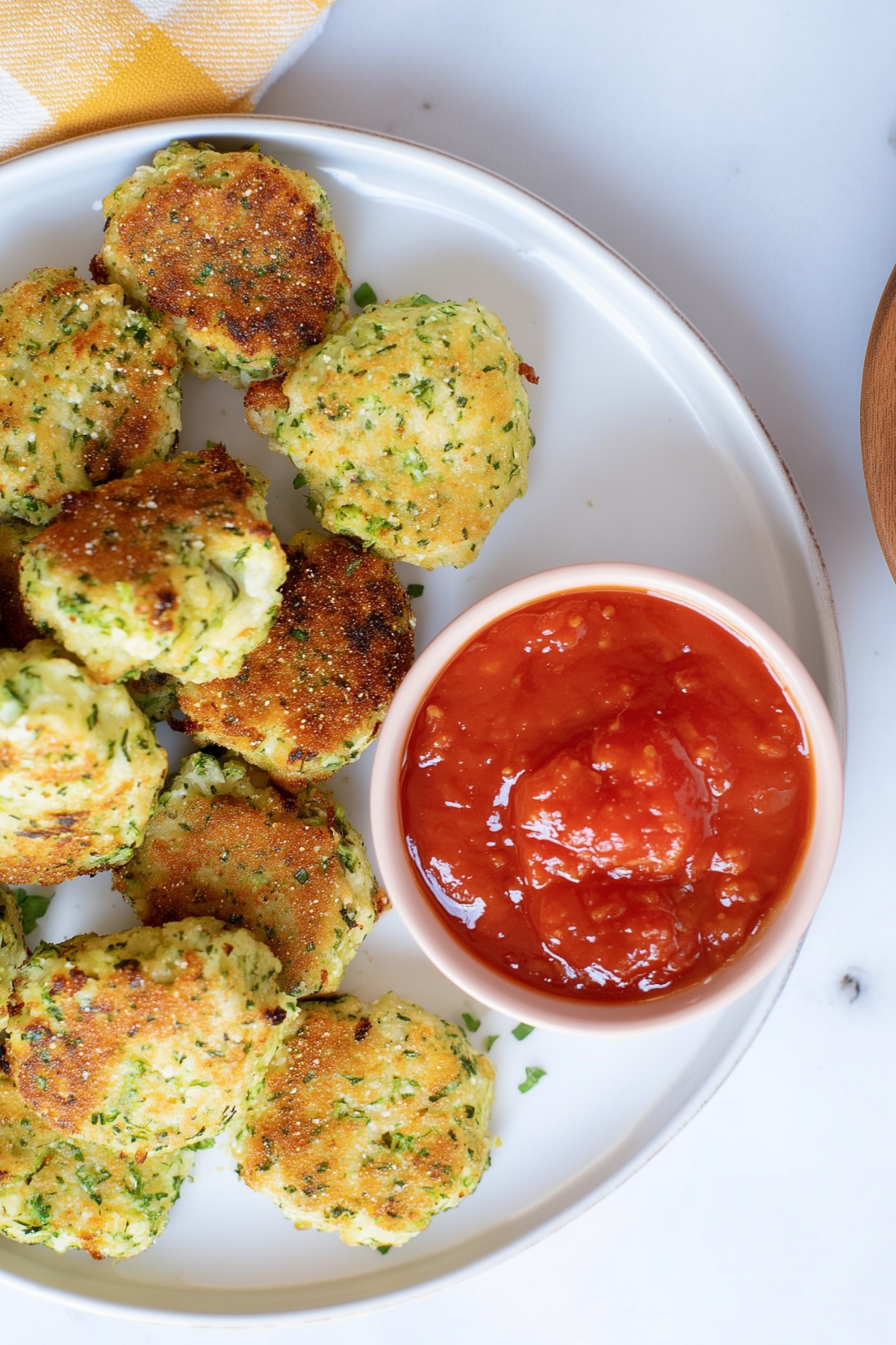 Broccoli and Cauliflower Vegetable Nuggets crispy healthy snack
