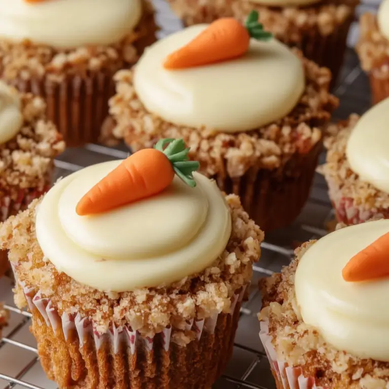 Carrot Cake Cupcakes with Cream Cheese Frosting