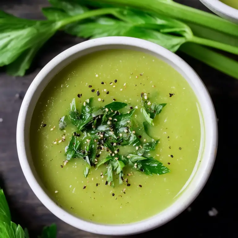Celery Soup Recipe – Quick & Healthy Comfort Food