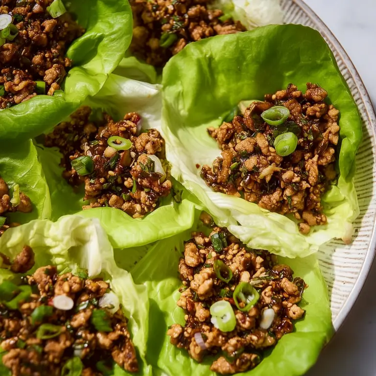 Chicken Lettuce Wraps – Delicious & Healthy