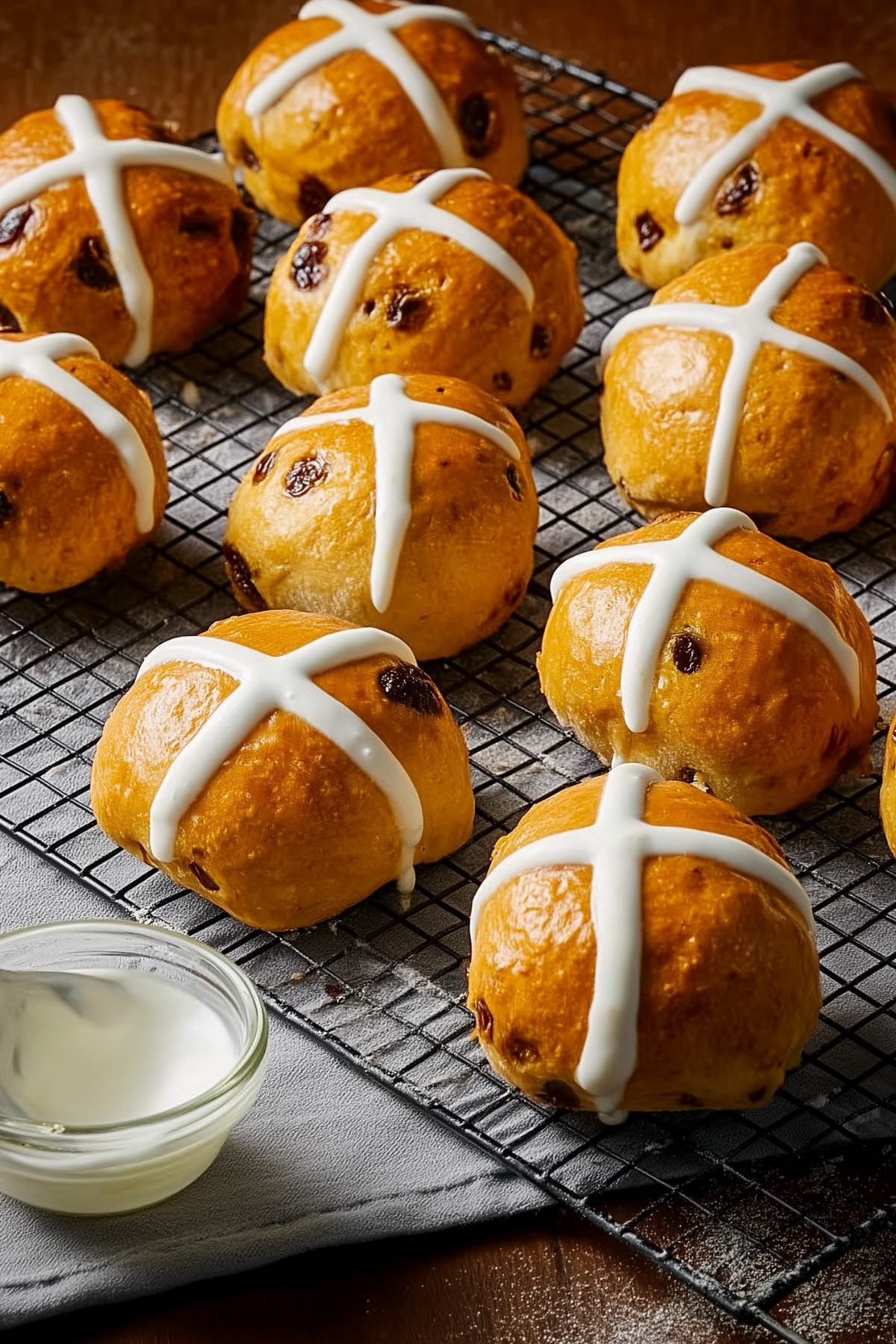 Hot Cross Buns – Soft and Delicious Homemade Buns