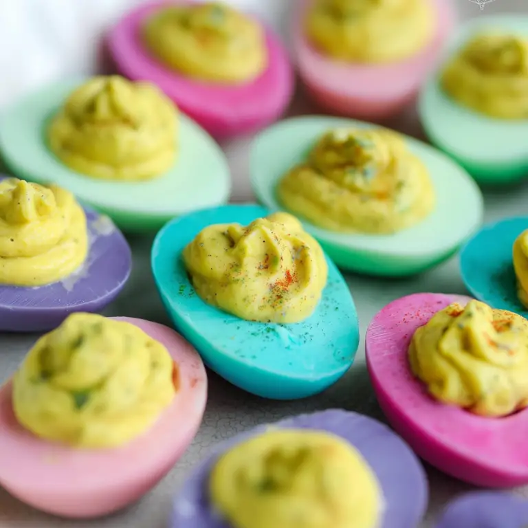 Colored Deviled Eggs: Easy & Colorful Recipe