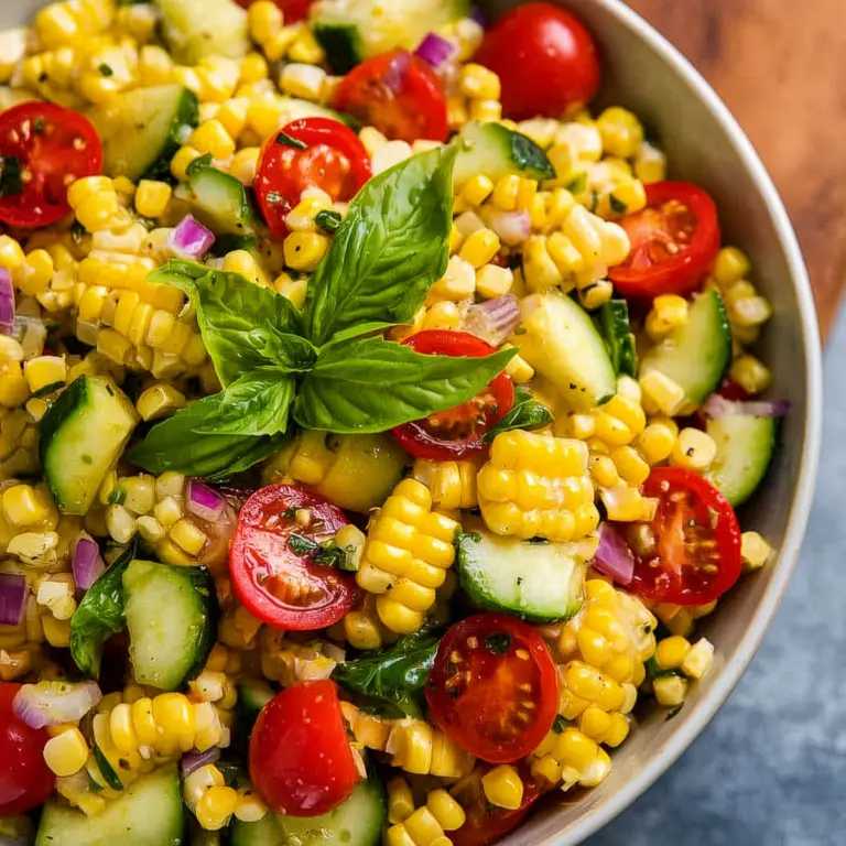 Corn Salad: Simple & Flavorful Recipe