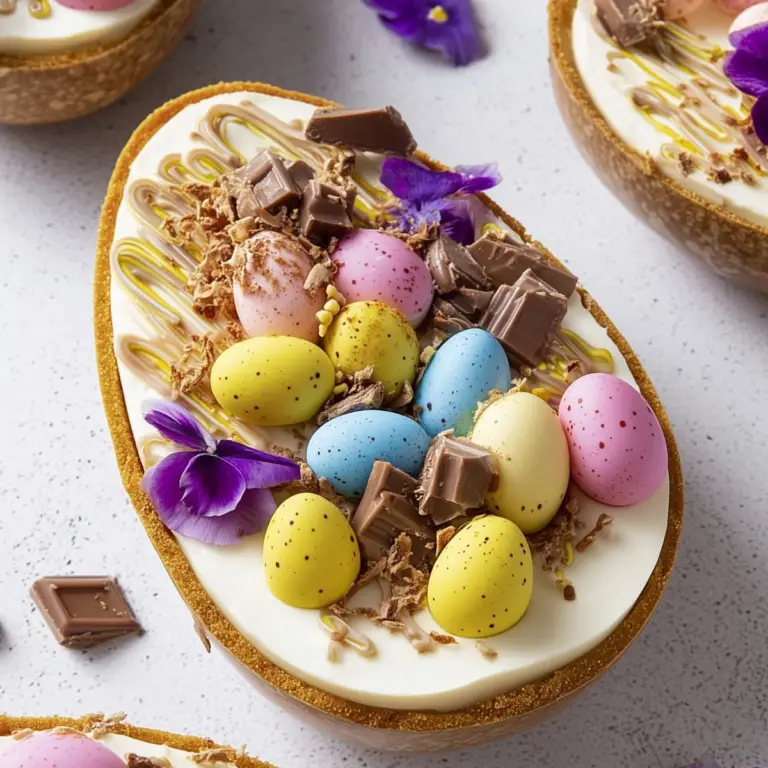 Easter Egg Cheesecake – Easy No-Bake Delight