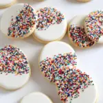 Easter Egg Sprinkle Cookies soft buttery festive cookies with colorful sprinkles
