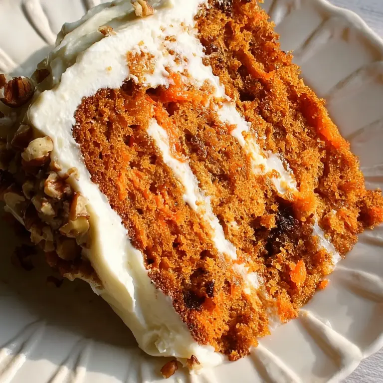 Eggless Carrot Cake Recipe – Moist & Delicious