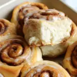 Greek Yogurt Cinnamon Rolls fresh out of the oven
