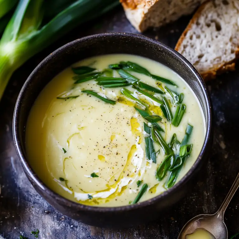 Healthy Luscious Potato Leek Soup – Easy Creamy Recipe