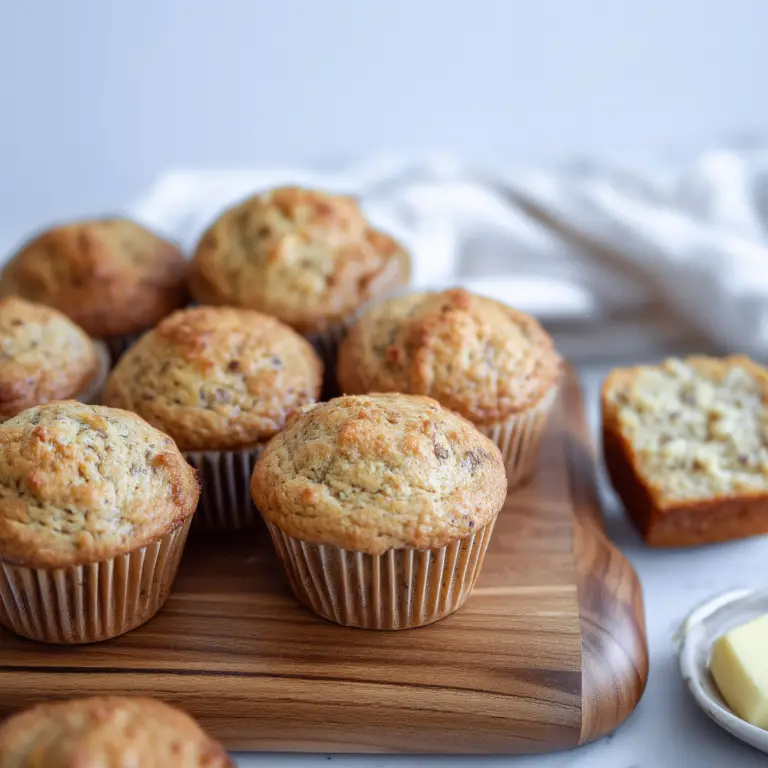Sourdough banana muffins with discard recipe