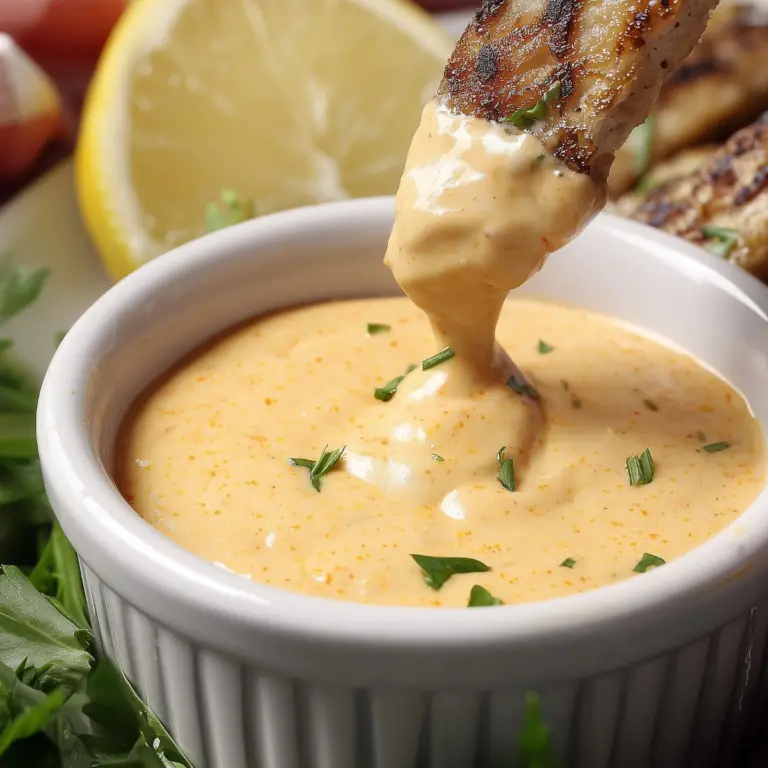 Spicy Aioli recipe served with fries and chicken tenders