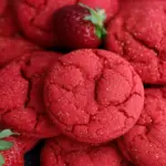 Strawberry Sugar Cookies Recipe with Sparkling Sugar