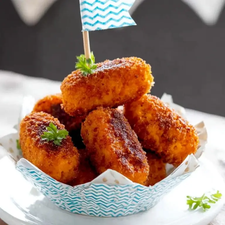Sweet potato tots crispy golden brown