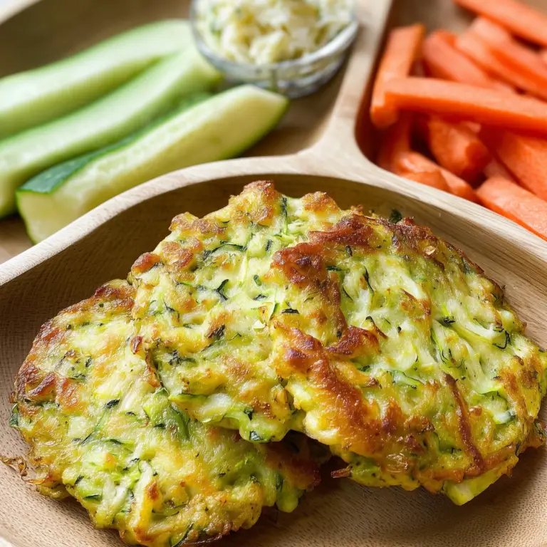 Cheesy zucchini fritters recipe"